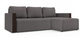 Диван угловой Алиса 3 Vital DOVE  - Teos Dark Brown в Режи - rezh.ok-mebel.com | фото