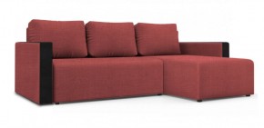 Диван угловой Алиса 3 Vital PEACH - Teos Black в Режи - rezh.ok-mebel.com | фото