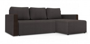 Диван угловой Алиса 3 Vital PEBBLE - Teos Dark Brown в Режи - rezh.ok-mebel.com | фото
