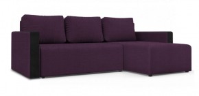 Диван угловой Алиса 3 Vital PLUM - Teos Black в Режи - rezh.ok-mebel.com | фото