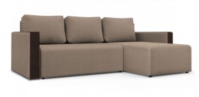 Диван угловой Алиса 3 Vital SAND - Teos Dark Brown в Режи - rezh.ok-mebel.com | фото