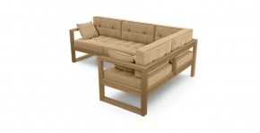 Диван угловой Д-4 Правый (Беж/Холодный серый) в Режи - rezh.ok-mebel.com | фото 2