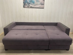 Диван угловой Комфорт-3 (НПБ+МДФ) велюр Monaco 8 в Режи - rezh.ok-mebel.com | фото 4