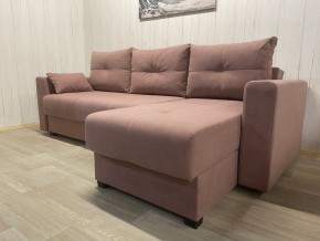 Диван угловой Комфорт-3 (НПБ) велюр Luma 16 в Режи - rezh.ok-mebel.com | фото 2