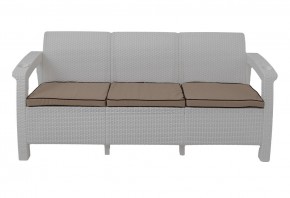 Диван Yalta Premium Sofa 3 Set (Ялта) белый (+подушки под спину) в Режи - rezh.ok-mebel.com | фото 2