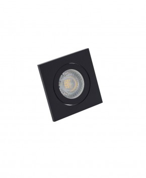 DK2016-BK Встраиваемый светильник, IP 20, 50 Вт, GU10, черный, алюминий в Режи - rezh.ok-mebel.com | фото