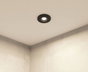 DK2036-BK Встраиваемый светильник влагозащ., IP 44, до 15 Вт, GU10, LED, черный, алюминий в Режи - rezh.ok-mebel.com | фото 7