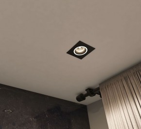 DK2061-BK Встраиваемый светильник IP 20, до 15 Вт, GU10, LED, черный, алюминий в Режи - rezh.ok-mebel.com | фото 4