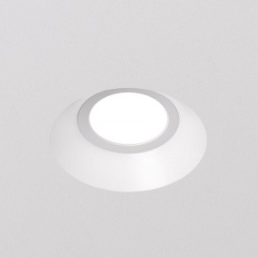 DK2081-WH Встраиваемый точечный светильник для натяжных ПВХ потолков INVIZ, IP 20, до 9 Вт, GU10, LED, белый, ABS-пластик в Режи - rezh.ok-mebel.com | фото