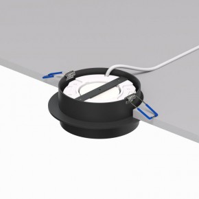 DK2090-BK Встраиваемый светильник FLAT, IP 20, до 15 Вт, GX53, LED, черный, алюминий в Режи - rezh.ok-mebel.com | фото 4