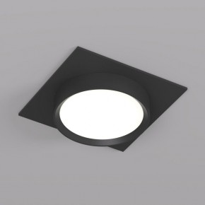 DK2091-BK Встраиваемый светильник FLAT, IP 20, до 15 Вт, GX53, LED, черный, алюминий в Режи - rezh.ok-mebel.com | фото