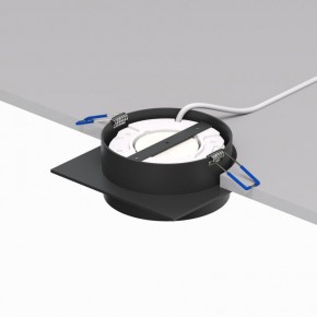 DK2091-BK Встраиваемый светильник FLAT, IP 20, до 15 Вт, GX53, LED, черный, алюминий в Режи - rezh.ok-mebel.com | фото 4