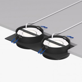 DK2092-BK Встраиваемый светильник FLAT, IP 20, до 15 Вт, GX53, LED, черный, алюминий в Режи - rezh.ok-mebel.com | фото 2