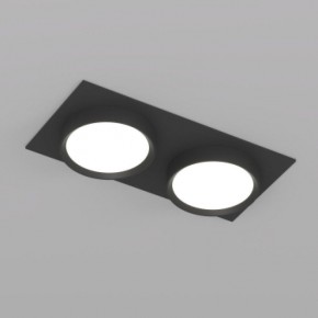 DK2092-BK Встраиваемый светильник FLAT, IP 20, до 15 Вт, GX53, LED, черный, алюминий в Режи - rezh.ok-mebel.com | фото 4