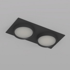 DK2092-BK Встраиваемый светильник FLAT, IP 20, до 15 Вт, GX53, LED, черный, алюминий в Режи - rezh.ok-mebel.com | фото 5