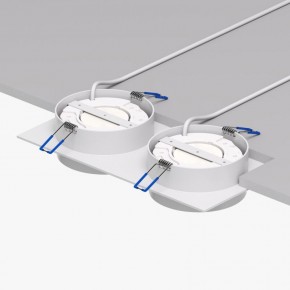 DK2092-WH Встраиваемый светильник FLAT, IP 20, до 15 Вт, GX53, LED, белый, алюминий в Режи - rezh.ok-mebel.com | фото 4