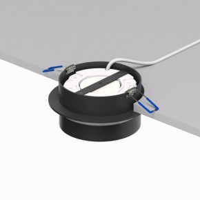 DK2100-BK Встраиваемый светильник NIKO, IP 20, до 15 Вт, GX53, LED, черный, акрил, алюминий в Режи - rezh.ok-mebel.com | фото 4