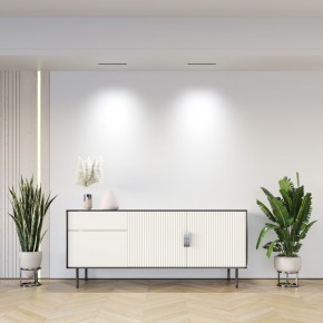 DK2515-WB Встраиваемый светильник SPACE со светодиодом L240mm 220V 20W 38° 4000К IP20 белый/черный алюминий в Режи - rezh.ok-mebel.com | фото 7