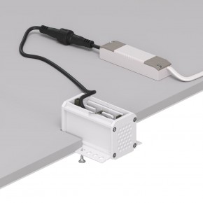 DK2530-WB Встраиваемый светильник SPACE со светодиодом под шпатлевку L69mm 220V 6W 38° 4000К IP20 белый/черный алюминий в Режи - rezh.ok-mebel.com | фото 5