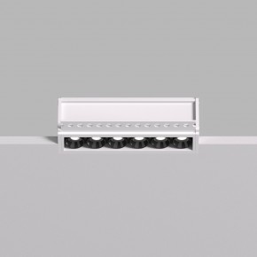 DK2531-WB Встраиваемый светильник SPACE со светодиодом под шпатлевку L126mm 220V 10W 38° 4000К IP20 белый/черный алюминий в Режи - rezh.ok-mebel.com | фото 3