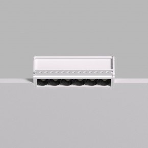 DK2531-WB Встраиваемый светильник SPACE со светодиодом под шпатлевку L126mm 220V 10W 38° 4000К IP20 белый/черный алюминий в Режи - rezh.ok-mebel.com | фото 4