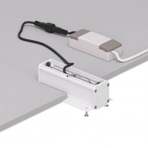 DK2531-WB Встраиваемый светильник SPACE со светодиодом под шпатлевку L126mm 220V 10W 38° 4000К IP20 белый/черный алюминий в Режи - rezh.ok-mebel.com | фото 5