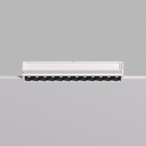 DK2532-WB Встраиваемый светильник SPACE со светодиодом под шпатлевку L240mm 220V 20W 38° 4000К IP20 белый/черный алюминий в Режи - rezh.ok-mebel.com | фото 3