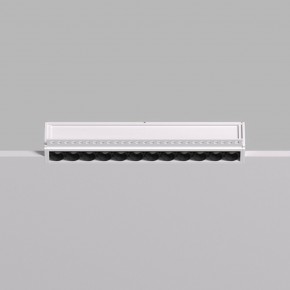 DK2532-WB Встраиваемый светильник SPACE со светодиодом под шпатлевку L240mm 220V 20W 38° 4000К IP20 белый/черный алюминий в Режи - rezh.ok-mebel.com | фото 4