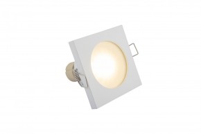 DK3014-WH Встраиваемый светильник влагозащ., IP 44, 50 Вт, GU10, белый, алюминий в Режи - rezh.ok-mebel.com | фото 3
