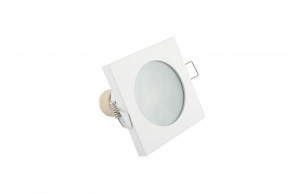 DK3014-WH Встраиваемый светильник влагозащ., IP 44, 50 Вт, GU10, белый, алюминий в Режи - rezh.ok-mebel.com | фото 4