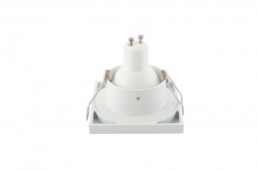 DK3014-WH Встраиваемый светильник влагозащ., IP 44, 50 Вт, GU10, белый, алюминий в Режи - rezh.ok-mebel.com | фото 5