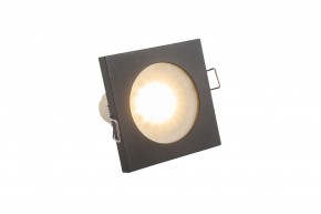 DK3015-BK Встраиваемый светильник влагозащ., IP 44, 50 Вт, GU10, черный, алюминий в Режи - rezh.ok-mebel.com | фото 3