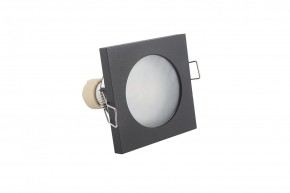 DK3015-BK Встраиваемый светильник влагозащ., IP 44, 50 Вт, GU10, черный, алюминий в Режи - rezh.ok-mebel.com | фото 4