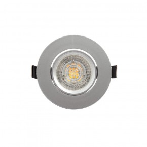 DK3020-CM Встраиваемый светильник, IP 20, 10 Вт, GU5.3, LED, серый, пластик в Режи - rezh.ok-mebel.com | фото