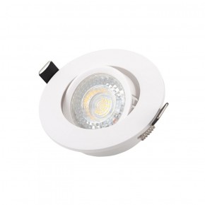DK3020-WH Встраиваемый светильник, IP 20, 10 Вт, GU5.3, LED, белый, пластик в Режи - rezh.ok-mebel.com | фото 3