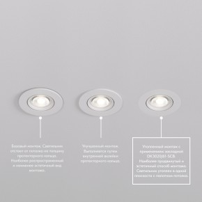 DK3020-WH Встраиваемый светильник, IP 20, 10 Вт, GU5.3, LED, белый, пластик в Режи - rezh.ok-mebel.com | фото 6