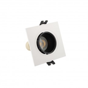DK3021-WB Встраиваемый светильник, IP 20, 10 Вт, GU5.3, LED, белый/черный, пластик в Режи - rezh.ok-mebel.com | фото 2