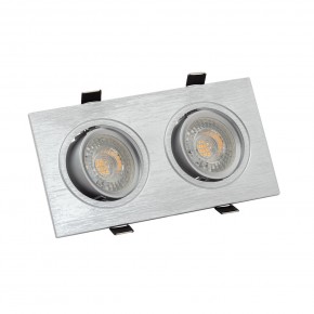 DK3022-CM Встраиваемый светильник, IP 20, 10 Вт, GU5.3, LED, серый, пластик в Режи - rezh.ok-mebel.com | фото 2