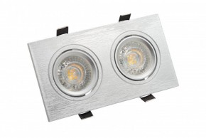 DK3022-CM Встраиваемый светильник, IP 20, 10 Вт, GU5.3, LED, серый, пластик в Режи - rezh.ok-mebel.com | фото 3