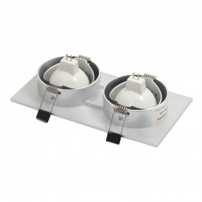 DK3022-CM Встраиваемый светильник, IP 20, 10 Вт, GU5.3, LED, серый, пластик в Режи - rezh.ok-mebel.com | фото 4