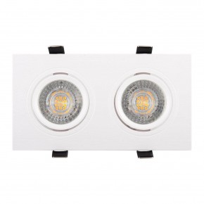 DK3022-WH Встраиваемый светильник, IP 20, 10 Вт, GU5.3, LED, белый, пластик в Режи - rezh.ok-mebel.com | фото 2