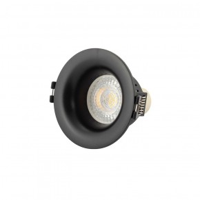 DK3024-BK Встраиваемый светильник, IP 20, 10 Вт, GU5.3, LED, черный, пластик в Режи - rezh.ok-mebel.com | фото