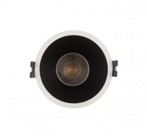 DK3026-WB Встраиваемый светильник, IP 20, 10 Вт, GU5.3, LED, белый/черный, пластик в Режи - rezh.ok-mebel.com | фото