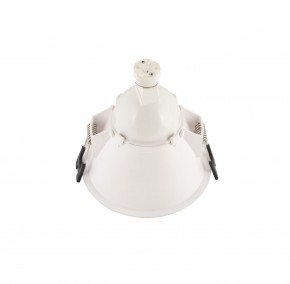 DK3026-WB Встраиваемый светильник, IP 20, 10 Вт, GU5.3, LED, белый/черный, пластик в Режи - rezh.ok-mebel.com | фото 4