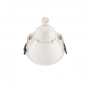 DK3026-WG Встраиваемый светильник, IP 20, 10 Вт, GU5.3, LED, белый/золотой, пластик в Режи - rezh.ok-mebel.com | фото 3