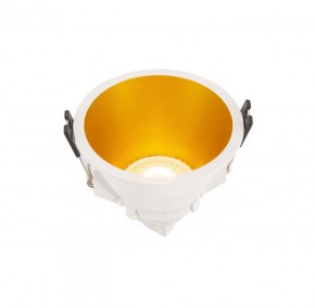 DK3026-WG Встраиваемый светильник, IP 20, 10 Вт, GU5.3, LED, белый/золотой, пластик в Режи - rezh.ok-mebel.com | фото 4