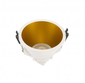 DK3026-WG Встраиваемый светильник, IP 20, 10 Вт, GU5.3, LED, белый/золотой, пластик в Режи - rezh.ok-mebel.com | фото 2