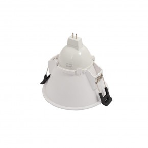 DK3026-WH Встраиваемый светильник, IP 20, 10 Вт, GU5.3, LED, белый, пластик в Режи - rezh.ok-mebel.com | фото 3