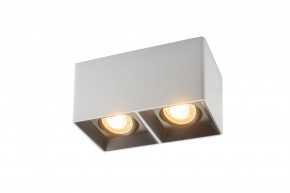 DK3035-WB Светильник накладной IP 20, 10 Вт, GU5.3, LED, белый/черный, пластик в Режи - rezh.ok-mebel.com | фото
