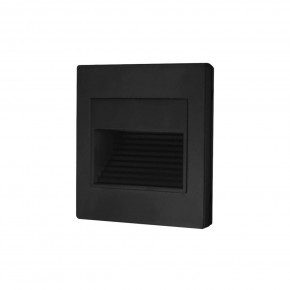 DK3050-BK Светильник встраиваемый в стену, IP 20, LED 3000, 1 Вт, черный пластик в Режи - rezh.ok-mebel.com | фото